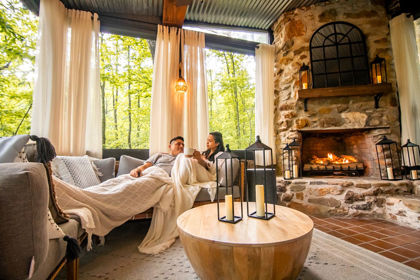 Outdoor fireplace 2