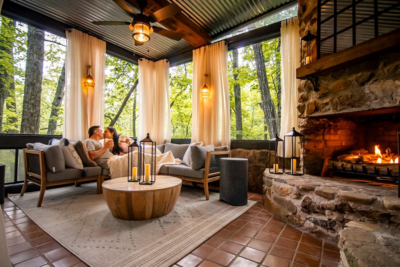 Outdoor fireplace 4