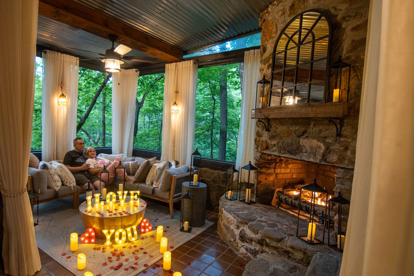Outdoor fireplace 5