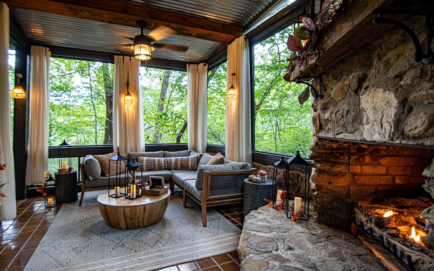 Outdoor fireplace 7